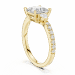 princess-cut lab-grown diamond ring - Image 12