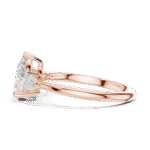 Pear-Cut Trilogy Diamond Engagement Ring - Image 9