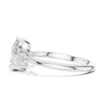 Pear-Cut Trilogy Diamond Engagement Ring - Image 7