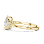Pear-Cut Trilogy Diamond Engagement Ring - Image 8
