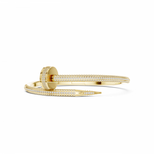 Luxury Lab Grown Diamond Nail Bracelet