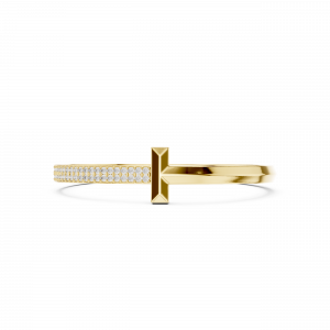 Lab Grown Diamond T-Bar Bangle Bracelet