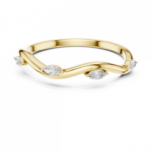 Marquise Lab Grown Diamond Twisted Vine Ring